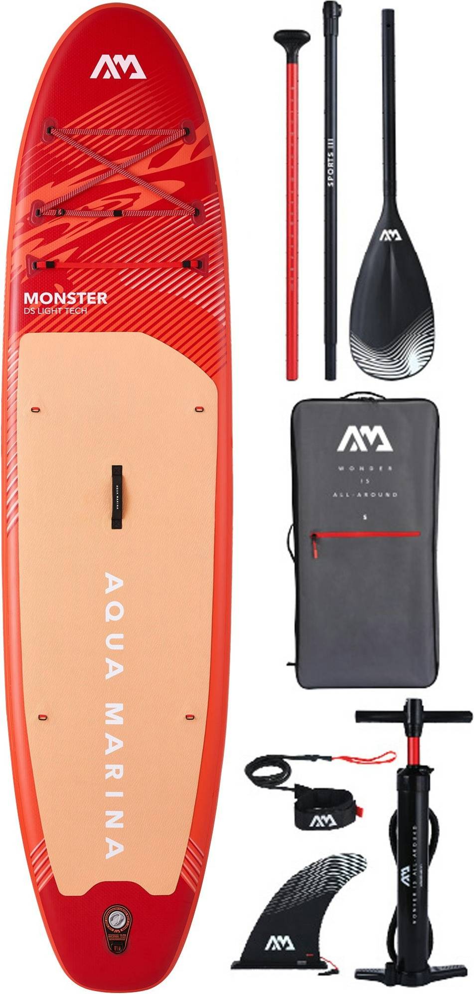 Monster 12'0 All Round Inflatable Paddleboard