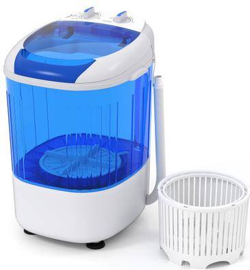 Mini portable washing machine Costway Portable Mini Semi-automatic Washing Machine