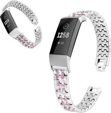 Fitbit Charge 3 Rhinestone Décor Watch Band