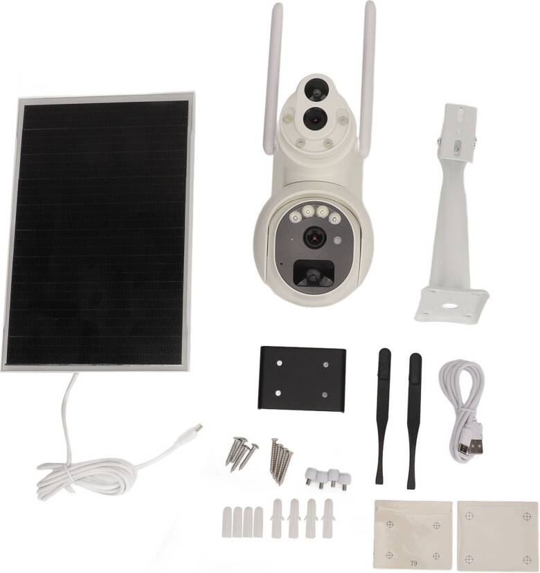 Solar wifi camera Solar Panel 6MP WiFi Camera