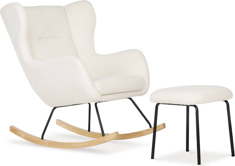 CuddleCo Marley Nursing and Footstool Set Rocking Chair