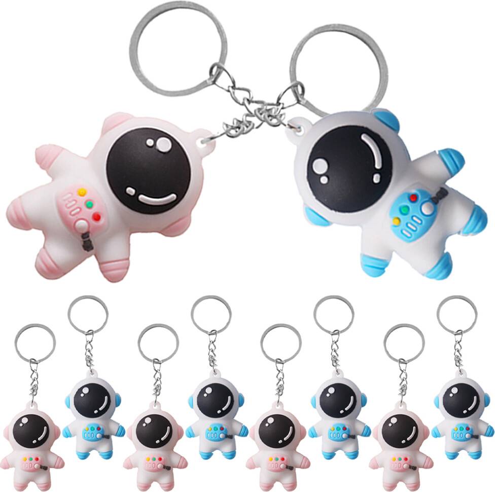 Lovely Astronaut Key Chain Pendants Rings