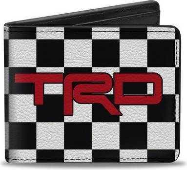Bi-Fold Wallet Racing Development Trd Logo Checker - Black/Whit