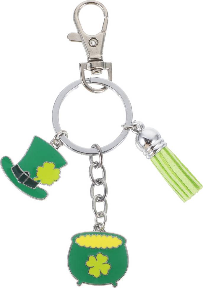 Solustre Key Chain St Patricks Small Keyring For Backpack
