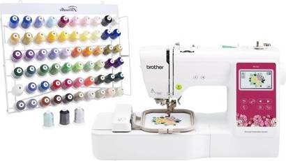 Brother embroidery machine Brother Elite PE545 Embroidery Machine Thread Set