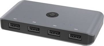 Sodial 4 In 4 Out USB 2.0 KVM Shared Controller Adapter