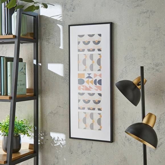 Dunelm Skinny Metal Panel Multi Photo Frame