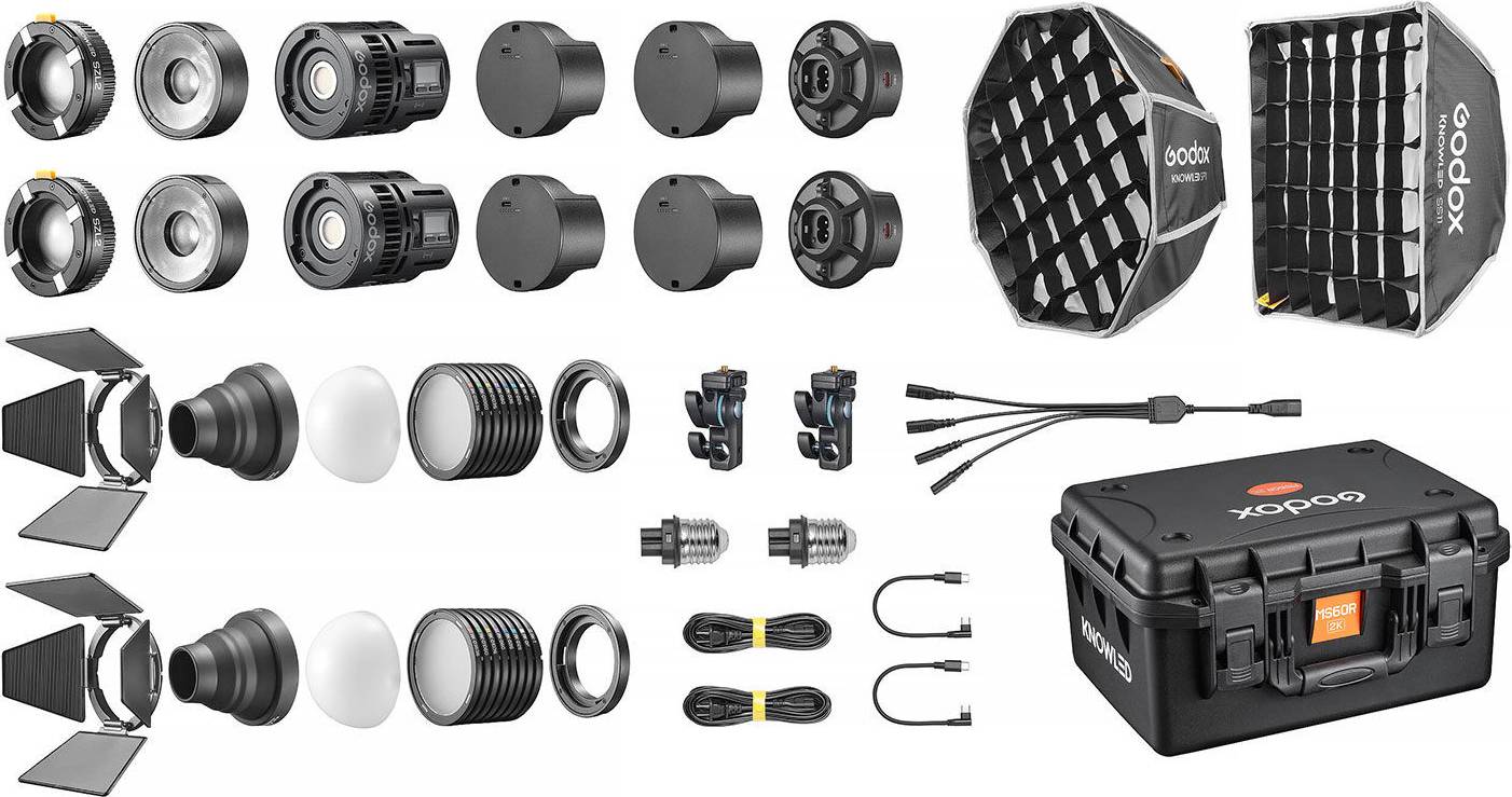 Godox KNOWLED MS60R K2 RGB LED 2 Light Kit