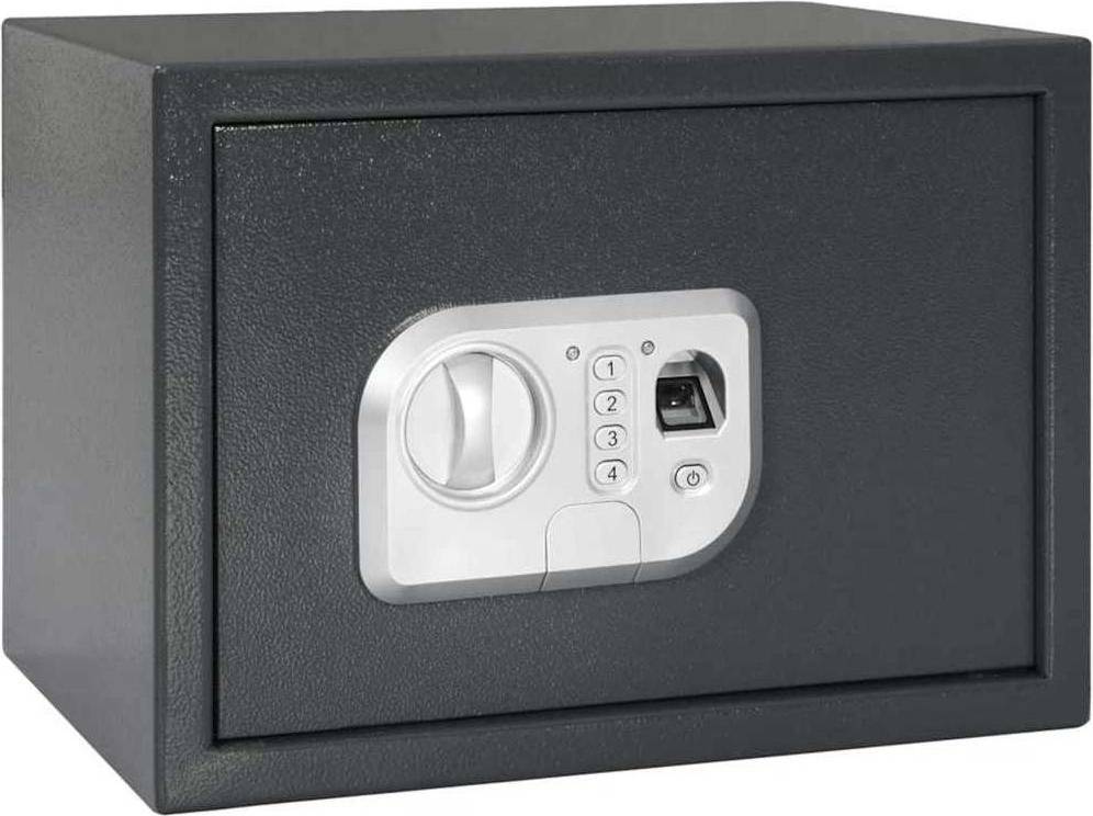 Digital Safe With Lock Dark Grey