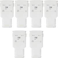 Printer ink cartridges DesignJet T950 Printer Ink Cartridges Multipack 6 Pack - High Yield
