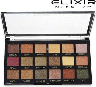 Elixir Palettes Pro Eyeshadows - 18 Color