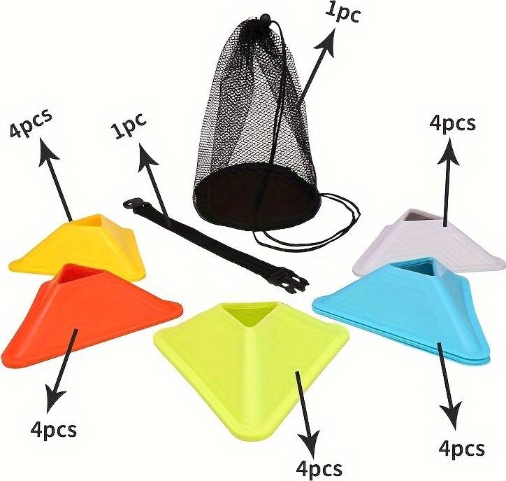 Temu Triangular Markers Sign Plates 22pcs