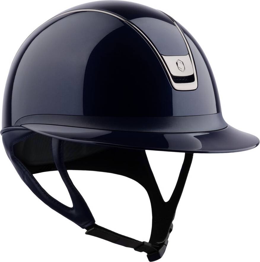 Samshield Miss Shield Shadowglossy Riding Helmet - Bleu