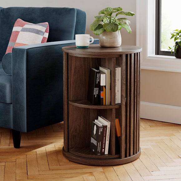 Dunelm Ria Rotating Bookcase Book Shelf