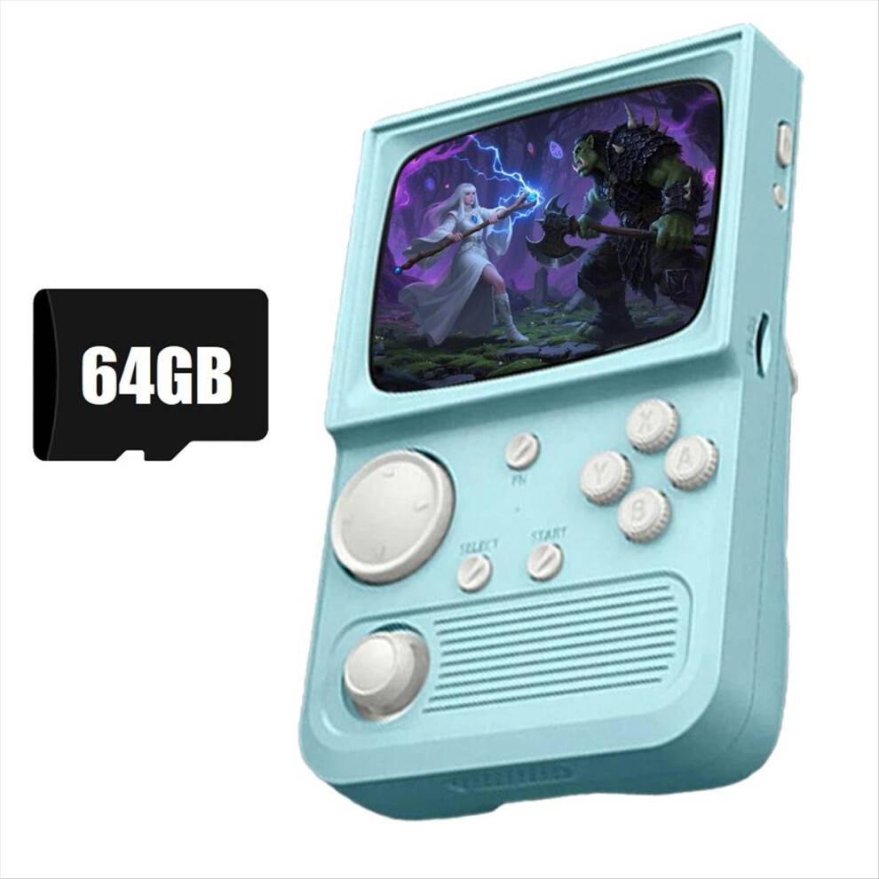 Melitt R36T Retro Handheld Game Console 64 GB - Turquoise