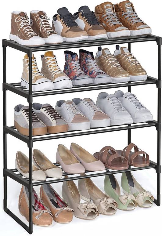 Songmics 4-Tier Storage Organizer Shoe Rack