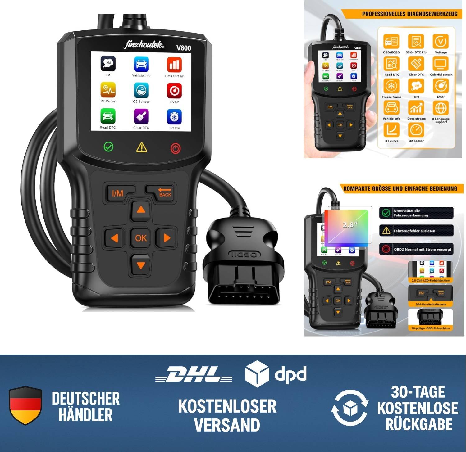 Obd OBD Diagnosegerät Auto Fehlercode Scanner