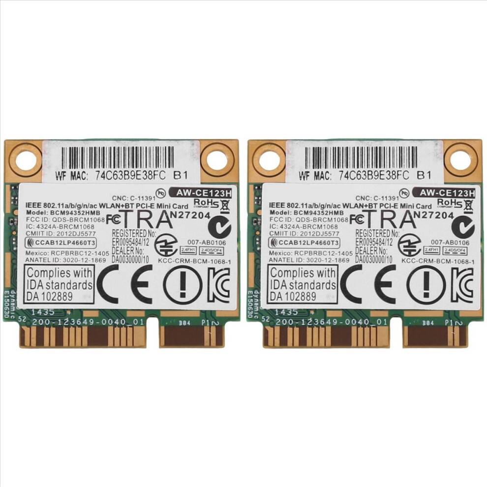 AzureWave BCM94352HMB Mini PCIe WiFi Card