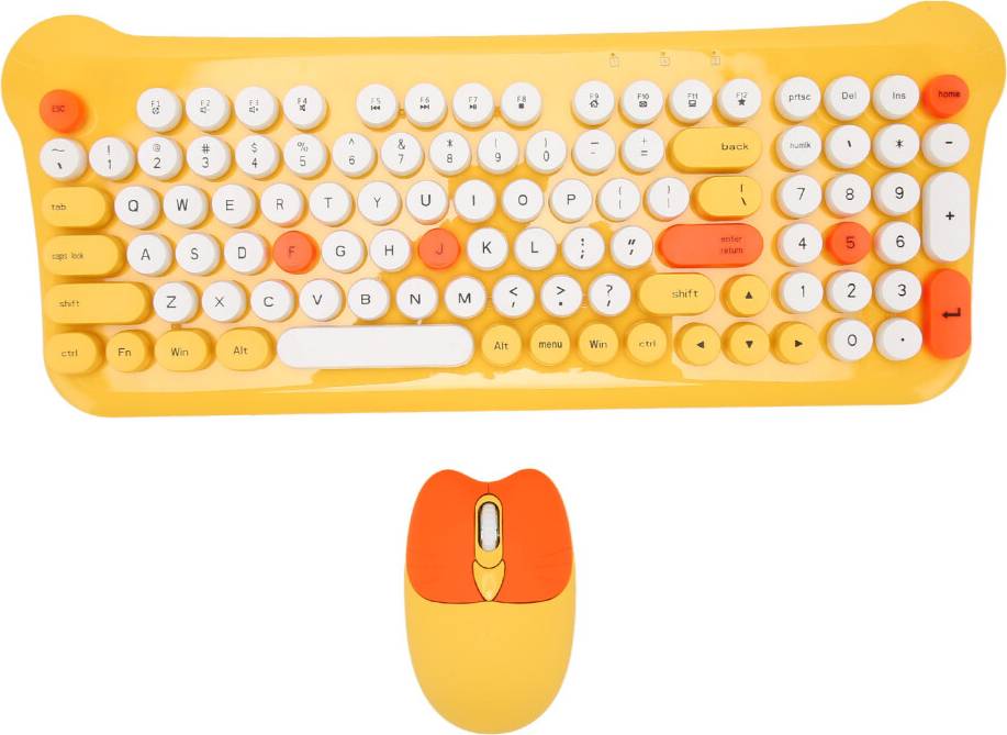 Windows 11 key 98-Key Retro Wireless Keyboard Mouse Set