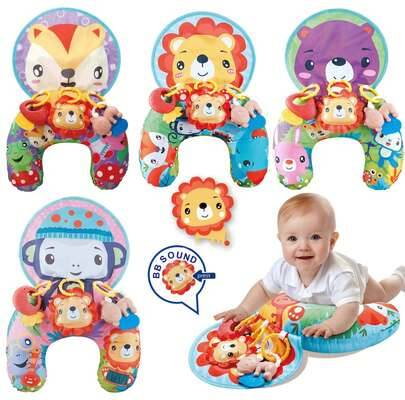 Shein Baby Tummy Time Mat With Rattle