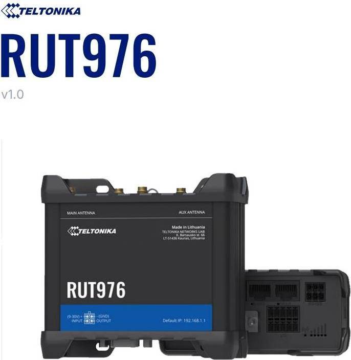 Iot Router RUT976 5G Redcap Serial Esim
