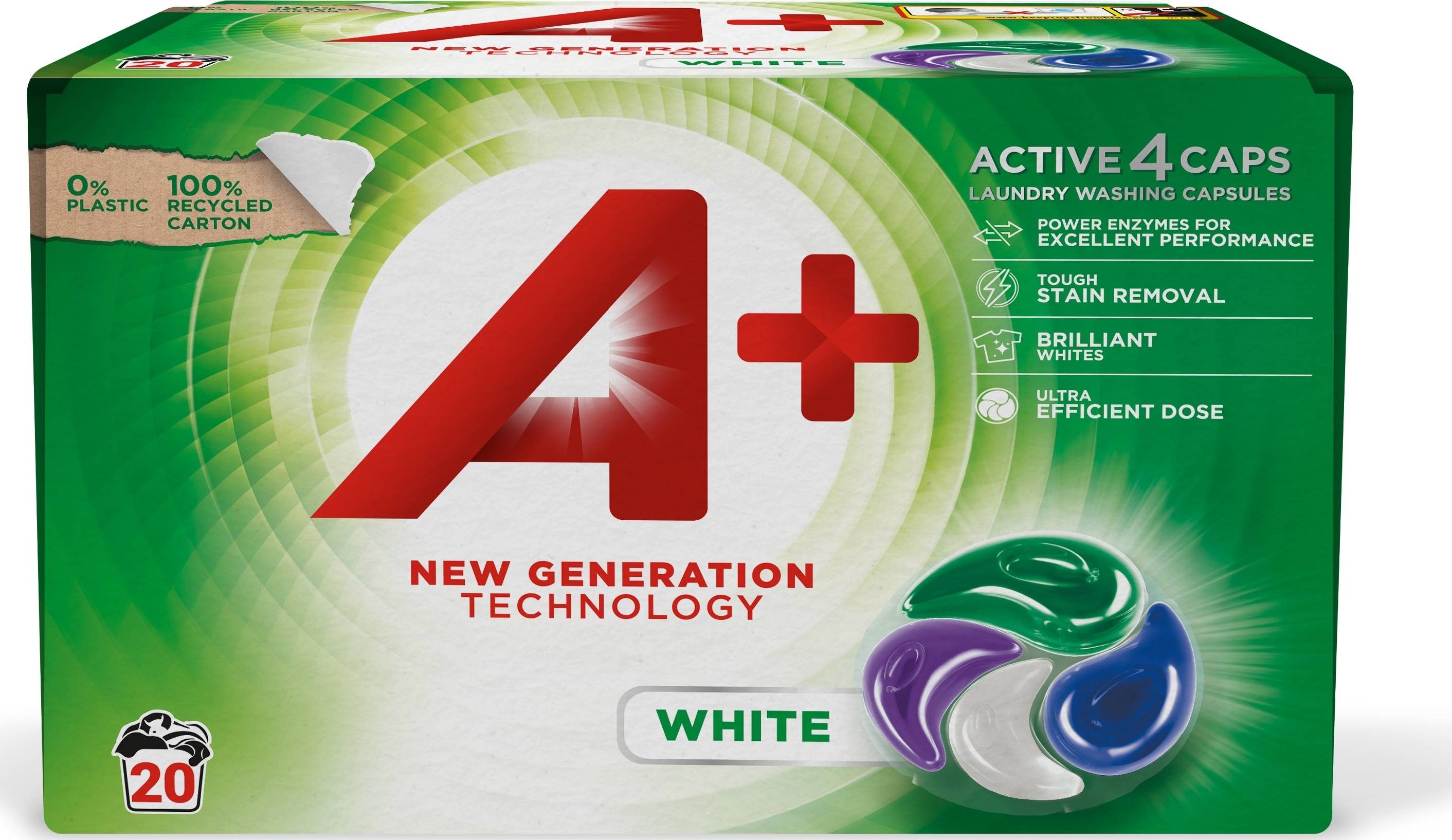 Colour Active 4 Rengjøringskapsler 20-Pakning