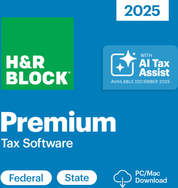 H&R Block Premium Tax Software 2025