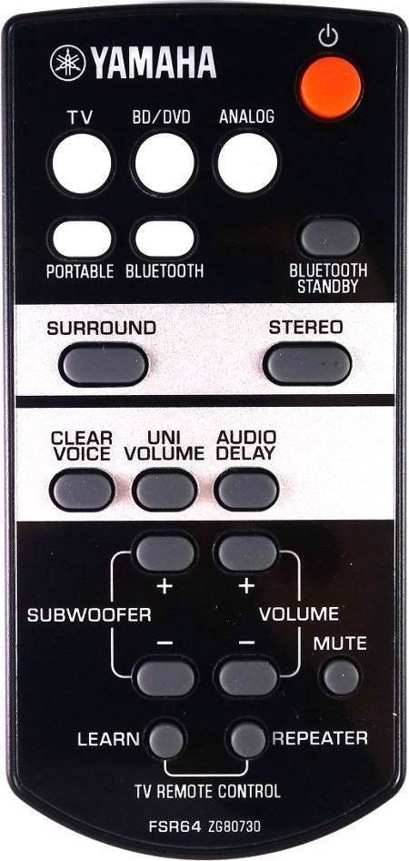 Yamaha YAS-152 Soundbar Remote Control