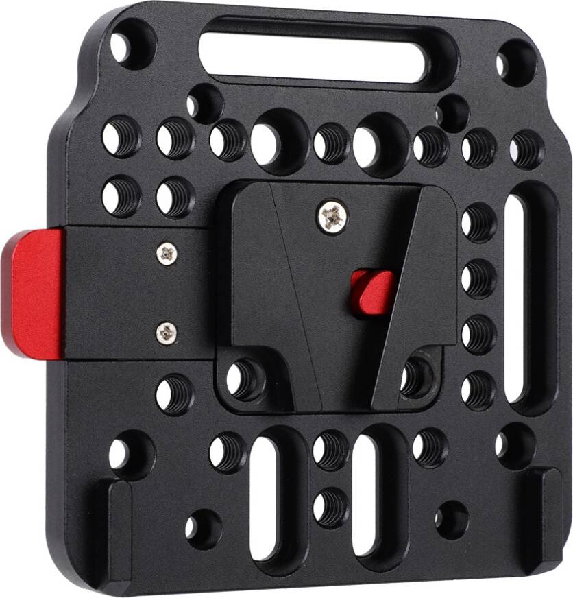 V Lock Assembly Quick Release External Battery Plate