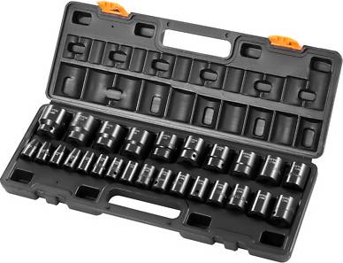 Socket wrench set VEVOR Impact Sockets Set 1/2 Inch Drive 26pcs Socket Bit