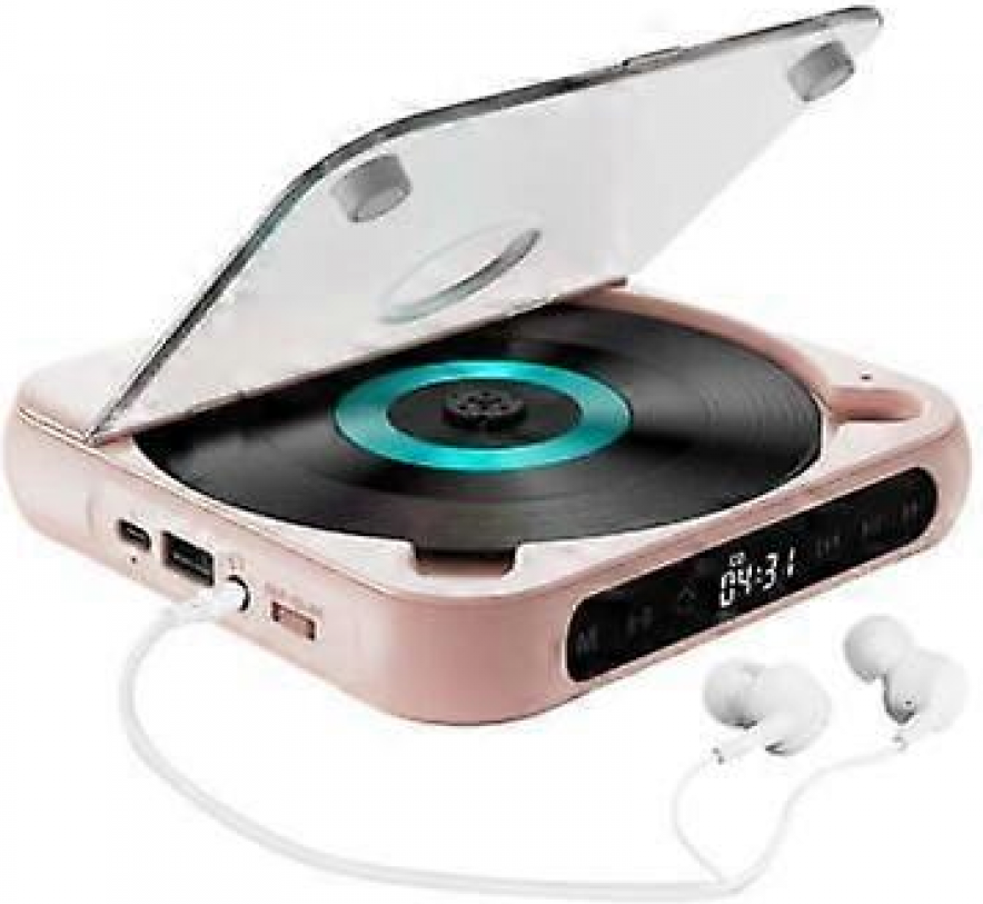 Rechargeable Compact CD Player Bluetooth
