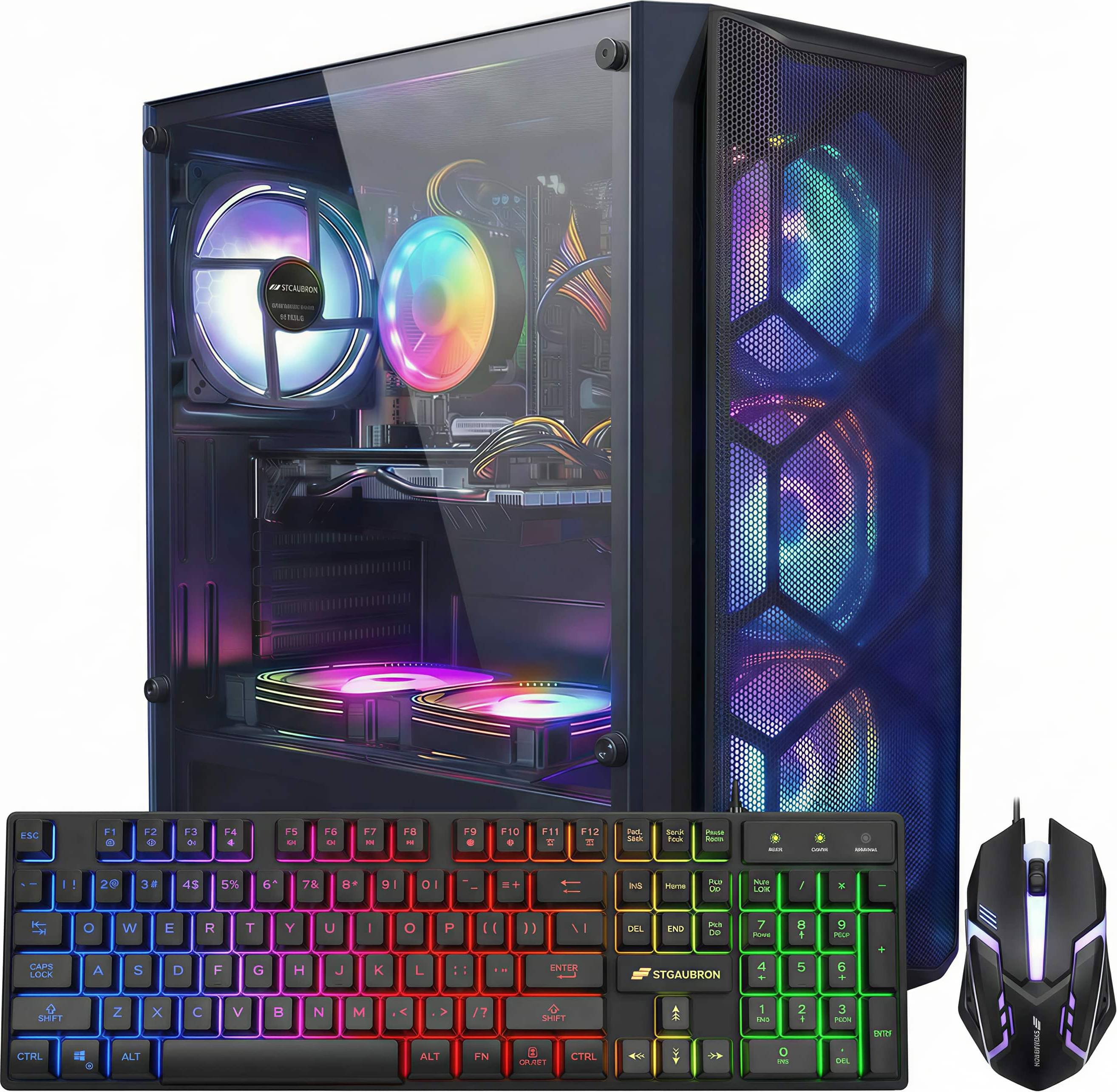 Gaming PC Desktop Intel Core i7 RX 580 8G 16G RAM 512G SSD
