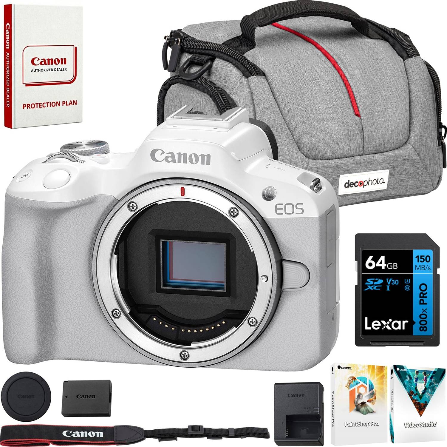 Camera canon eos r50 Canon EOS R50 Mirrorless Camera Body White