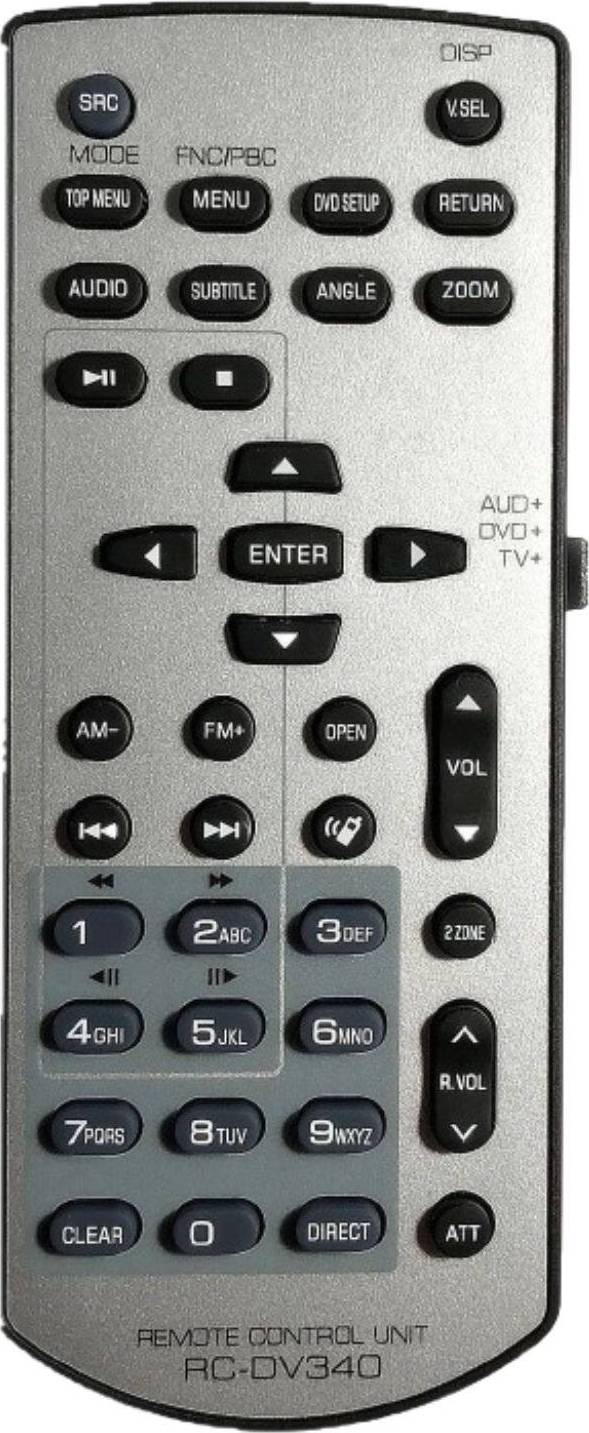Home Collection Replacement Remote Control RC-DV340