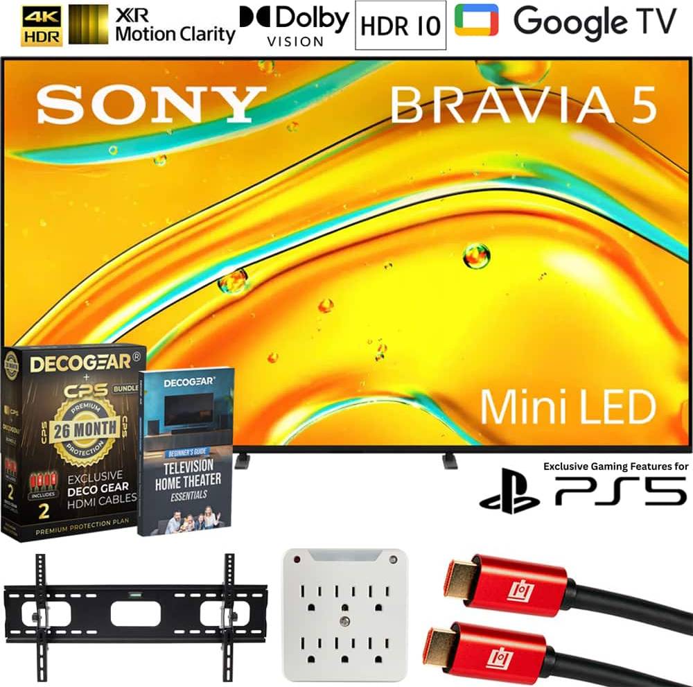Sony bravia 5 Sony 55 Inch Class Bravia 5 Mini LED TV
