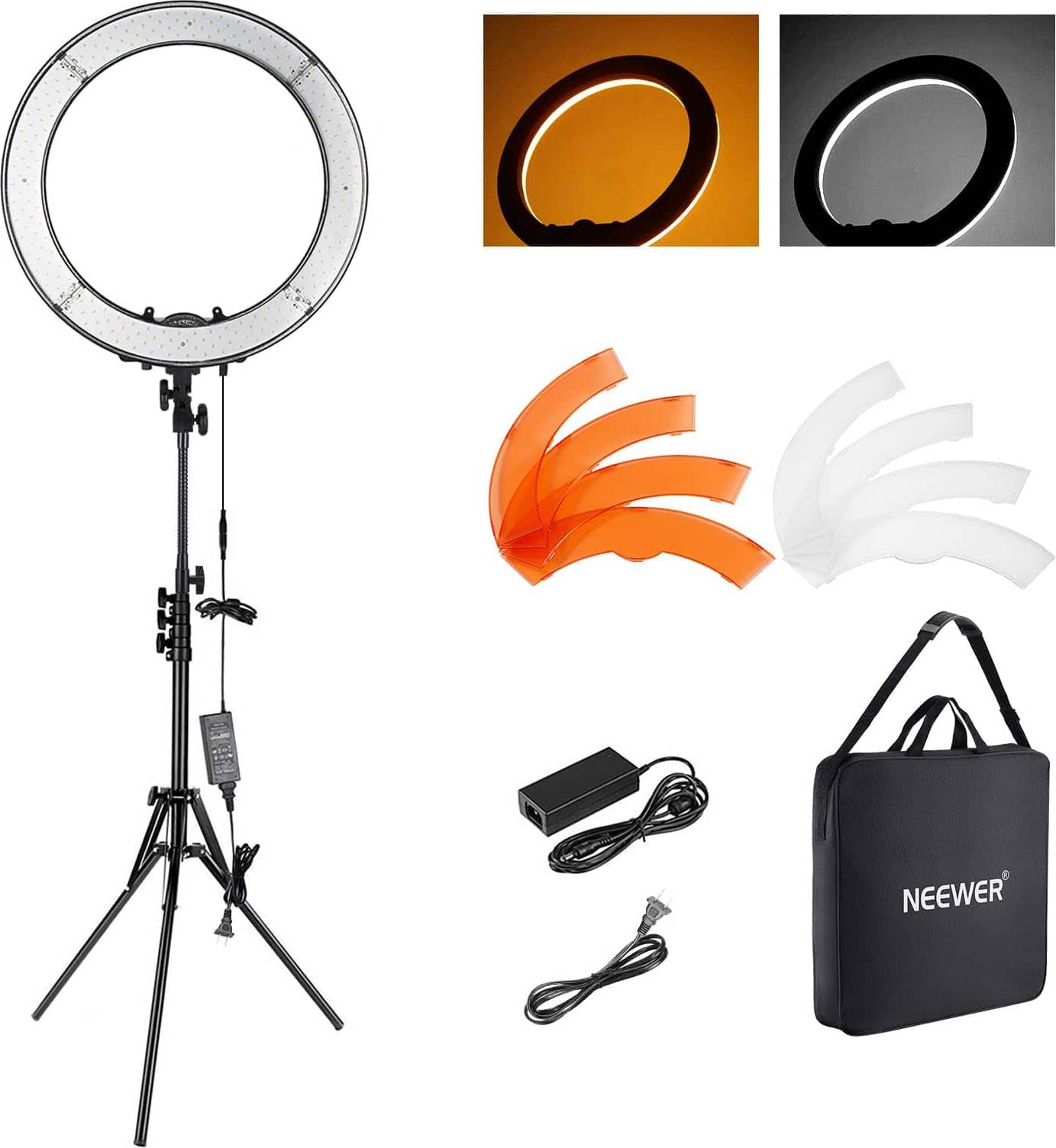 Neewer ring light Neewer 18 Inch 55W LED Ring Light Kit