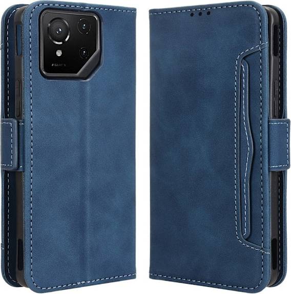 ASUS Modern-Styled Leather Wallet Case ROG Phone 9 Pro Blue