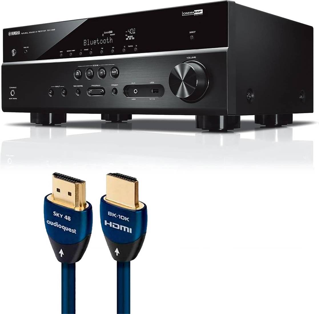 Yamaha av receiver Yamaha RX-V385BL 5.1 Channel AV Receiver