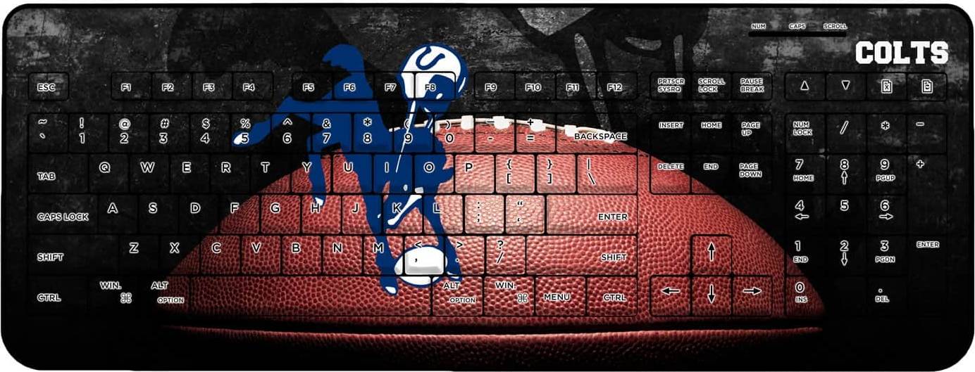 Keyscaper Baltimore Colts Legendary Design Wireless Keyboard