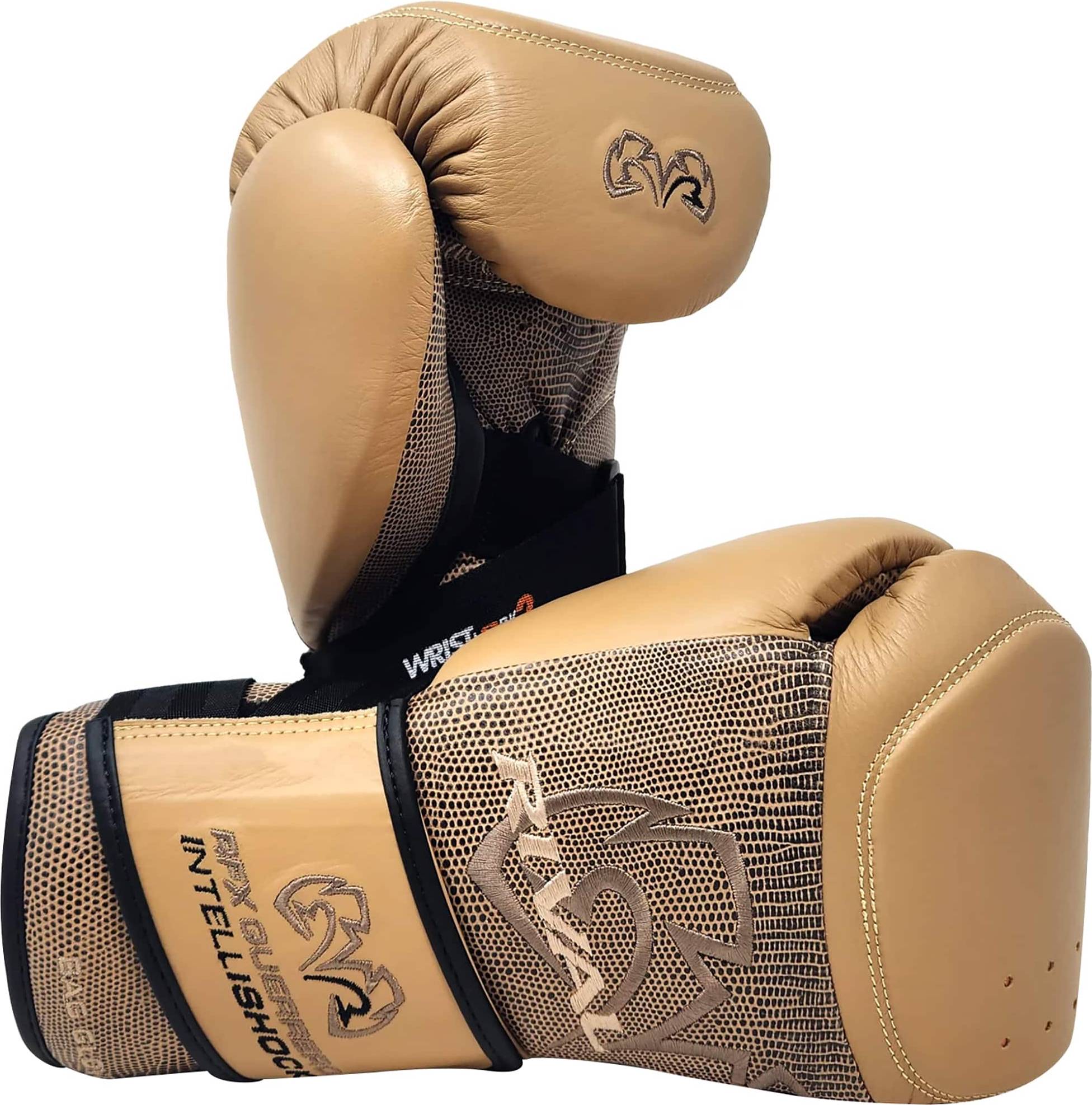 Rival boxing gloves Rival Boxing RFX-Guerrero Intelli-Shock Bag Gloves - Snake/Brown