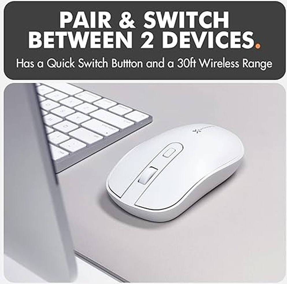 Apple wireless mouse Kikidex Wireless Bluetooth LED Rechargeable Mouse