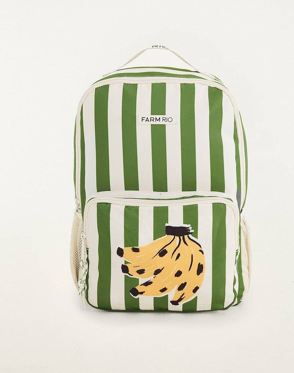Farm Rio Green Tropical Banana Backpack - Multi