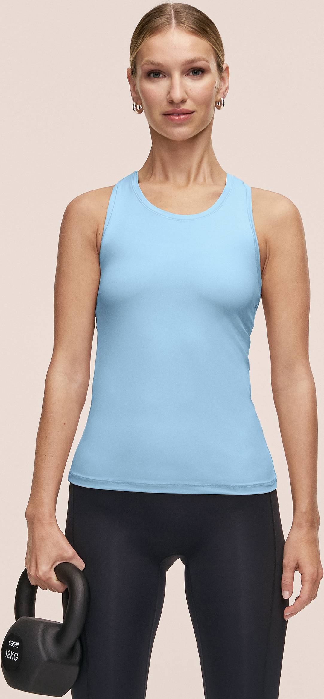 Casall Essential Racerback Tank - Blue