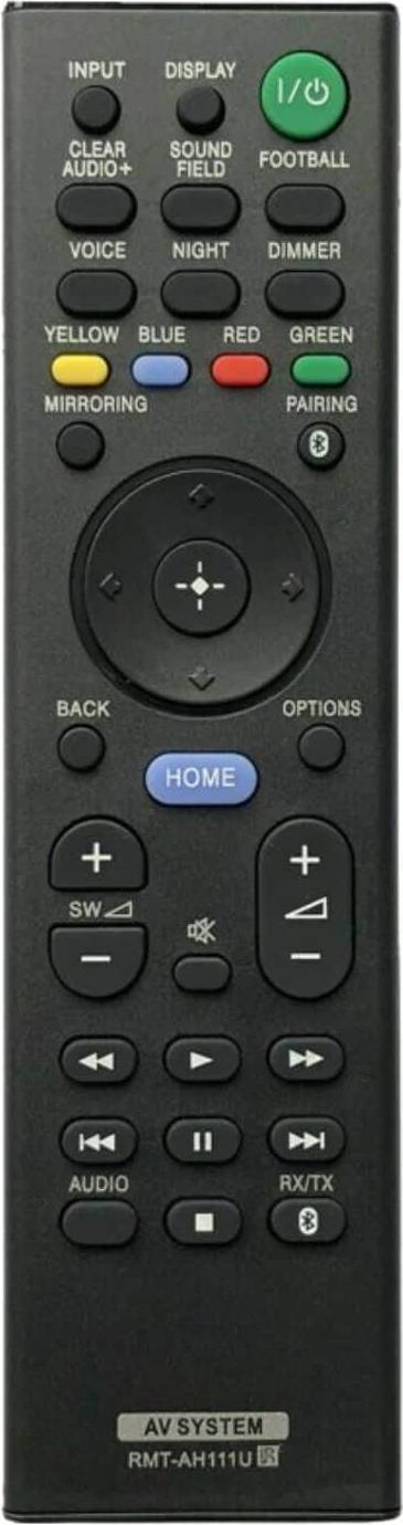 Home Collection Remote RMT-AH111U for Soundbar HT-NT5