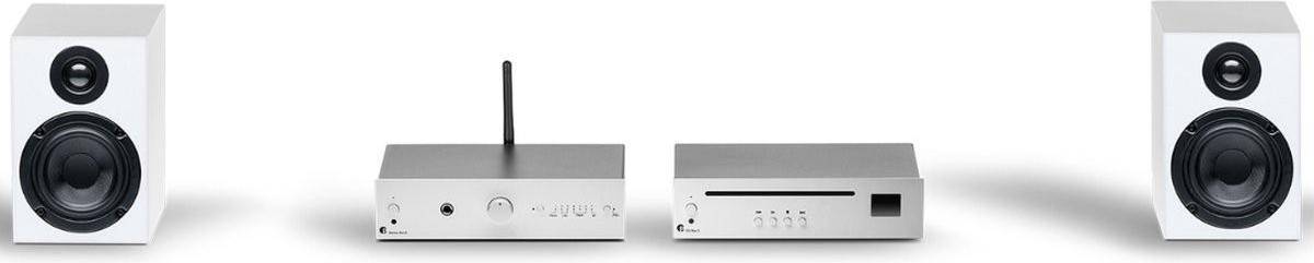 Pro-Ject Stereo Set E CD Silver Vit