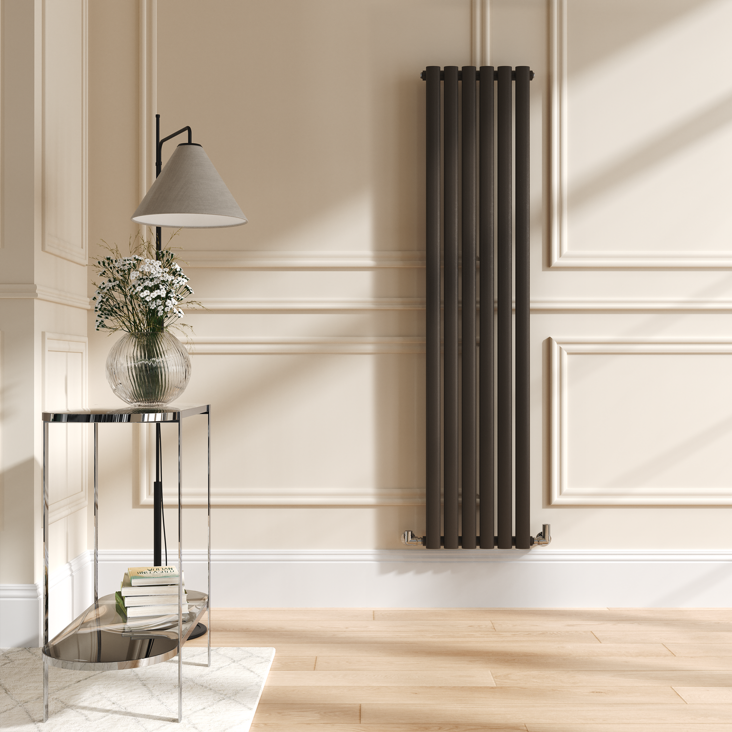 SORRENTO Russet Vertical Oval Designer Radiator