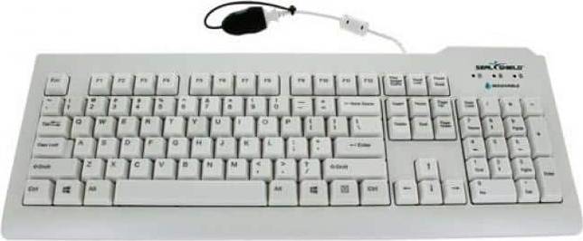 Silver Waterproof Keyboard
