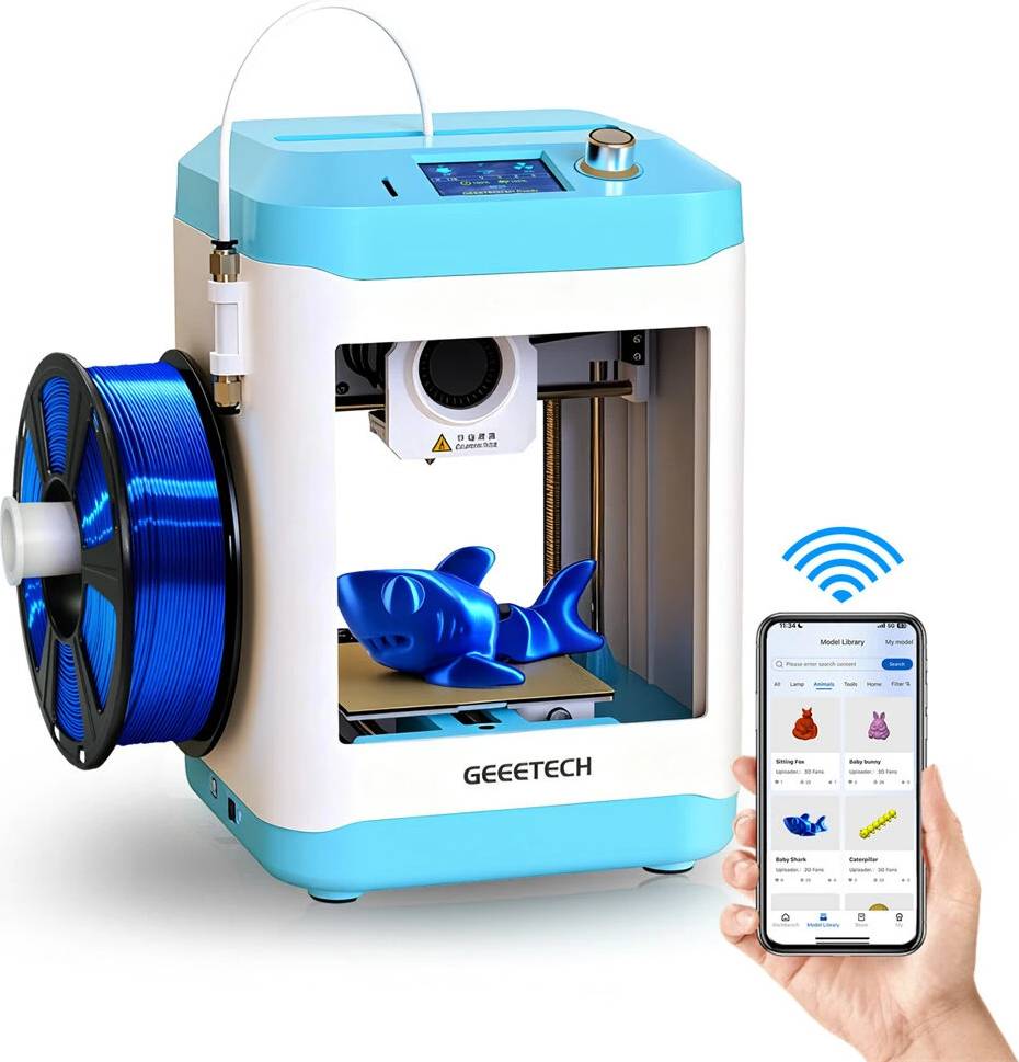 M1S Mini Kids 3D Printer 2.4-Inch LCD Screen