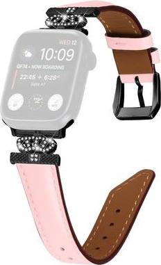 Apple Universal Rhinestone Strap With Black Buckle
