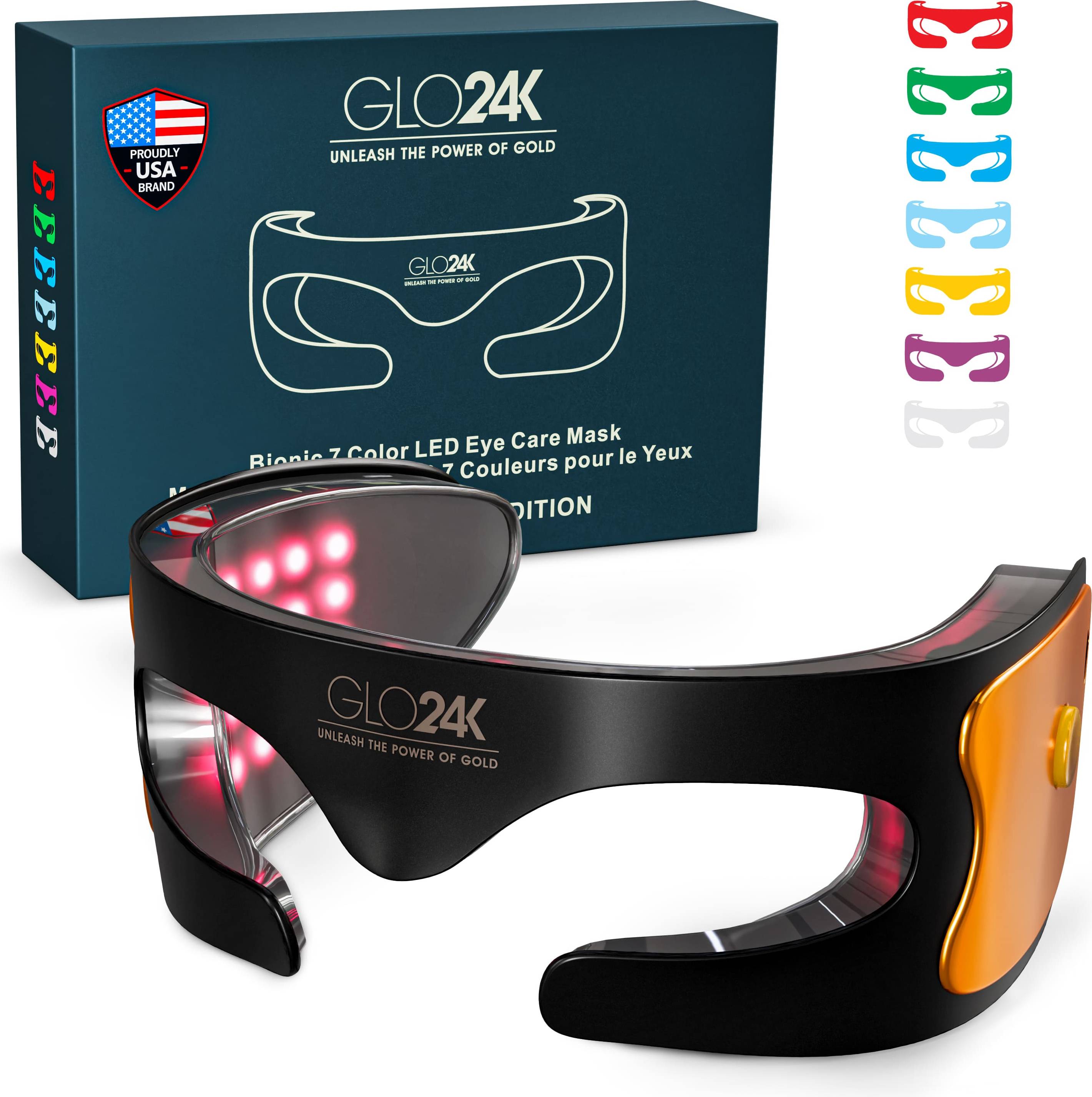 GLO24K Bionic 7 Color LED Eye Care Mask